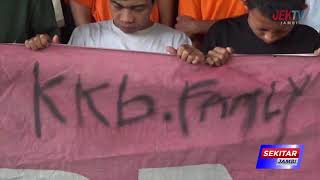3 GENG MOTOR BERHASIL DIAMANKAN POLRESTA JAMBI SAAT HENDAK TAWURAN