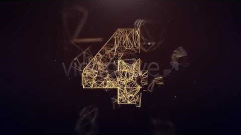 Wireframe Countdown | Background Animation Video