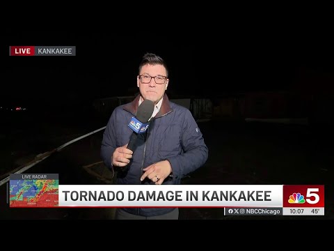 Roof, walls of Kankakee motel shredded by storms as guests shelter inside thumbnail