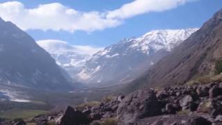 Cajón del Maipo. Cascada Velo de la Novia. Embalse El Yeso.