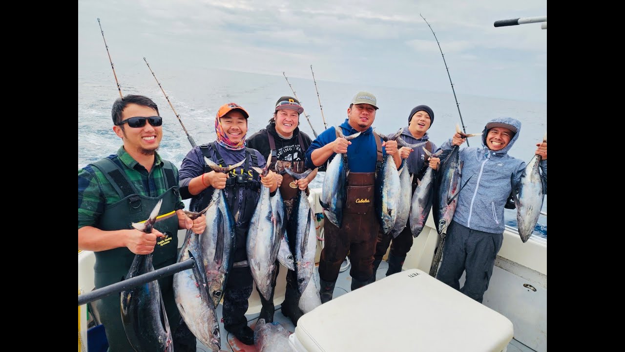 [4K] California Albacore Tuna Charter Boat Fishing!! 😍💪 YouTube
