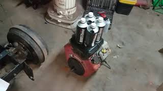 Horizontal Shaft Vanguard Engine Mount Modification