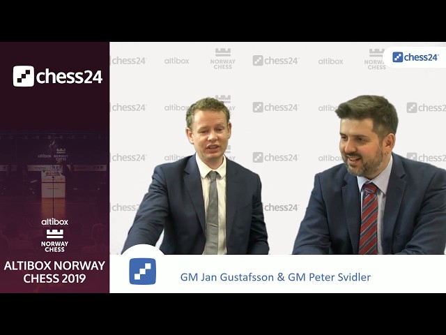 Altibox Norway Chess Round 1  Svidler & Gustafsson's live commentary 