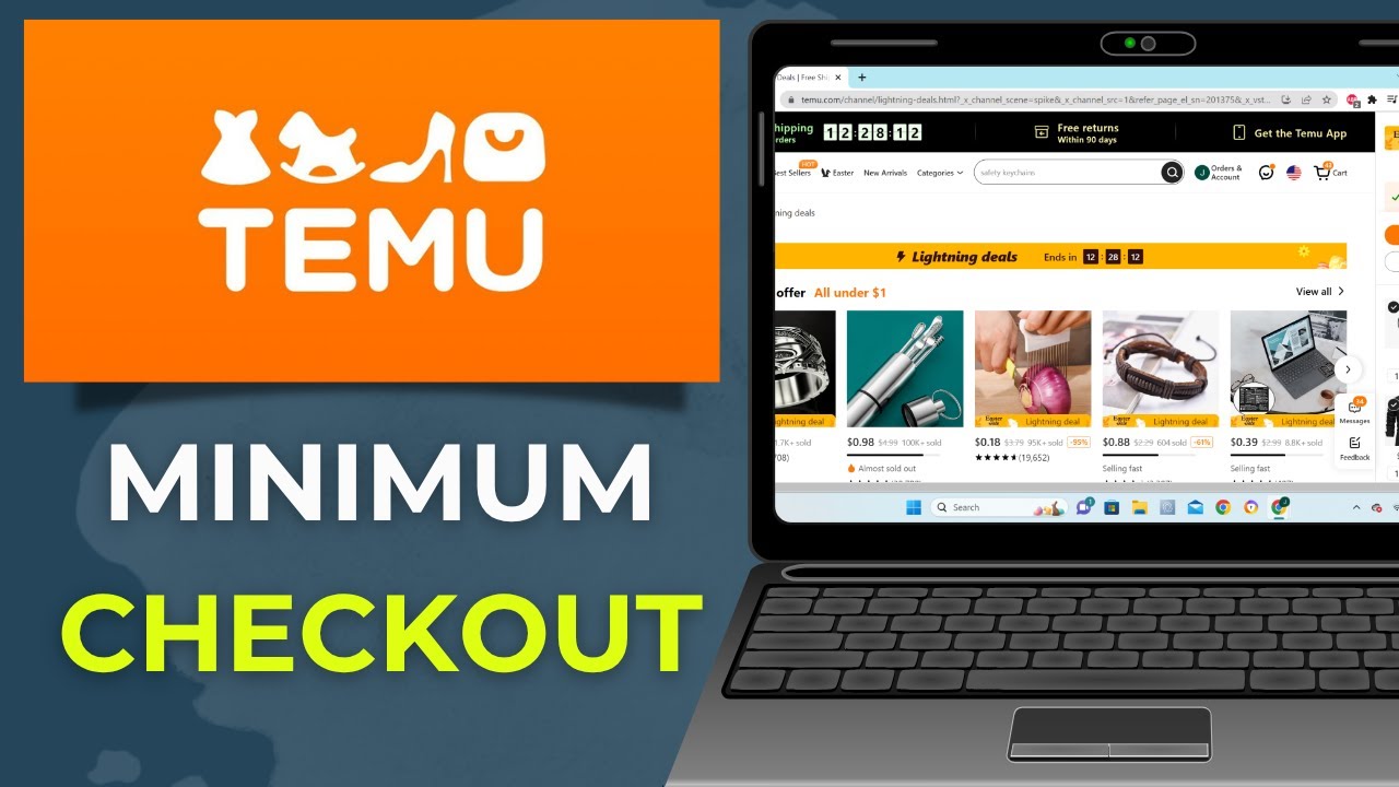 Temu Check Out Design How To Remove Temu Minimum Checkout Easily – Full Guide To Skip Minimum ...