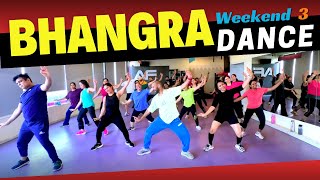 Bhangra Dance Workout  Weekend Bhangra Dance  Mashup 3 @djnickdhillon  FITNESS DANCE With RAHUL