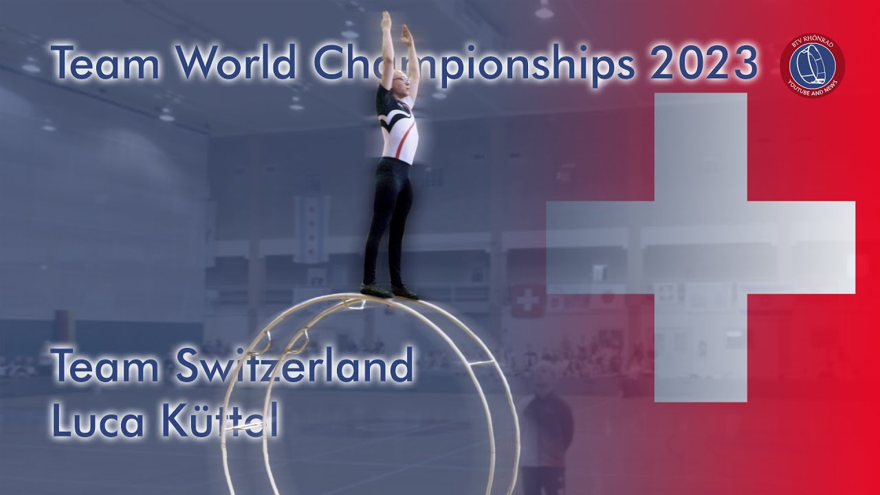 Luca Küttel Team World Championships Junior 2023 in Gymwheel Team Switzerland Vault