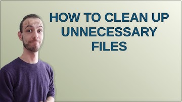 Unix: How to clean up unnecessary files