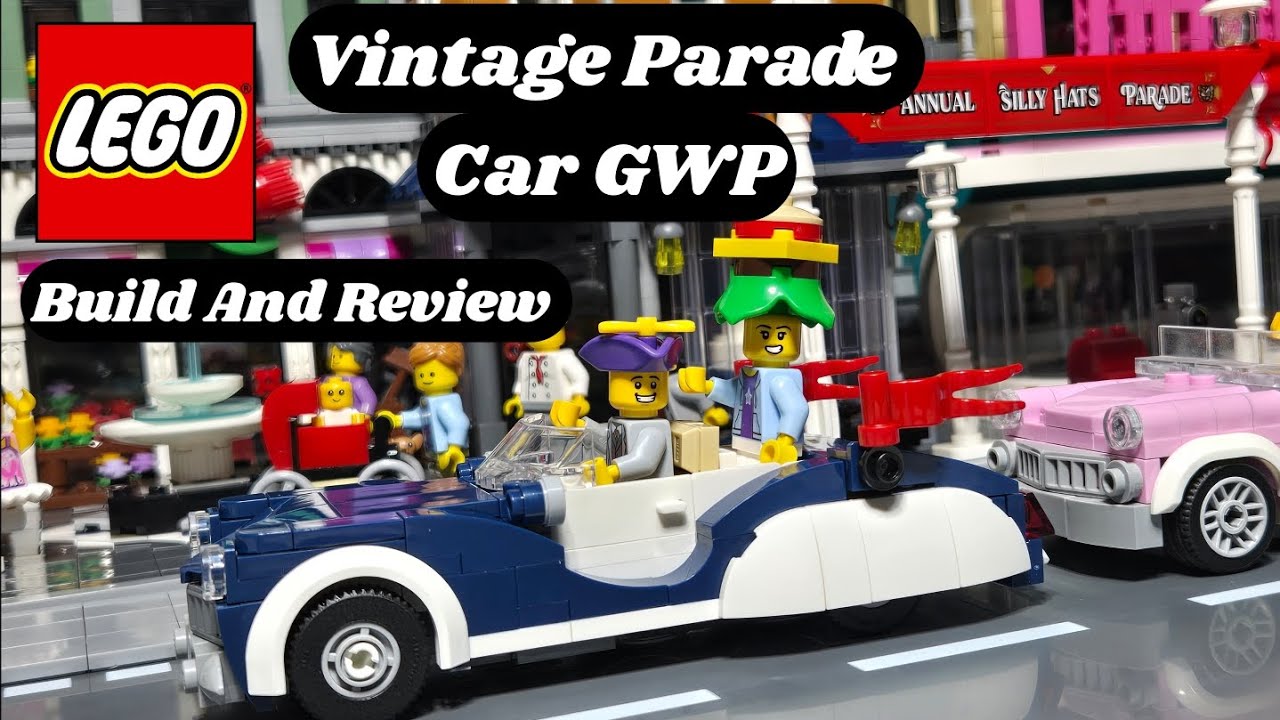 モゴモゴからはる LEGO | Vintage Parade Car GWP | 40913 | Build And Review - YouTube
