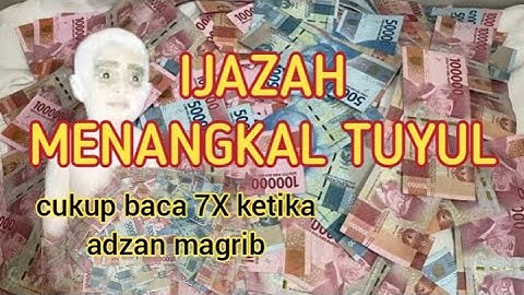 Cara menangkal tuyul yang suka mencuri II Ijazah penangkal tuyul #menangkaltuyul #tuyul