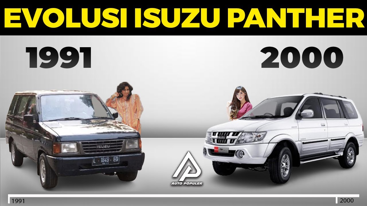 30 Tahun Perjalanannya di Indonesia! Inilah Evolusi Isuzu Panther Dari Masa ke Masa