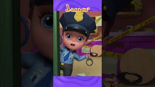 jhonny jhonny yes papa police man rhymes kids songs infobells