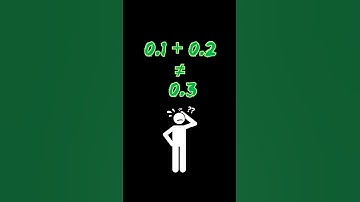 Why 0.1 + 0.2 Isn’t 0.3 #programming #python #techshorts