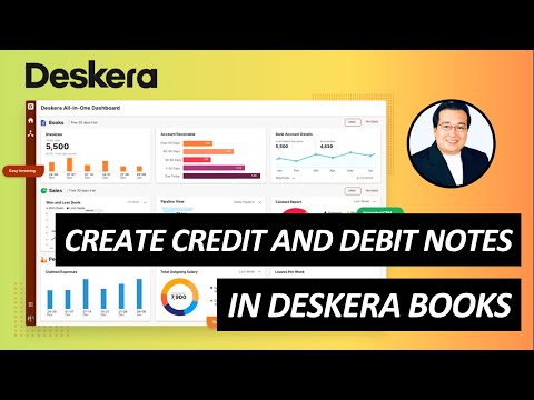 How to create credit notes and debit notes in Deskera books
