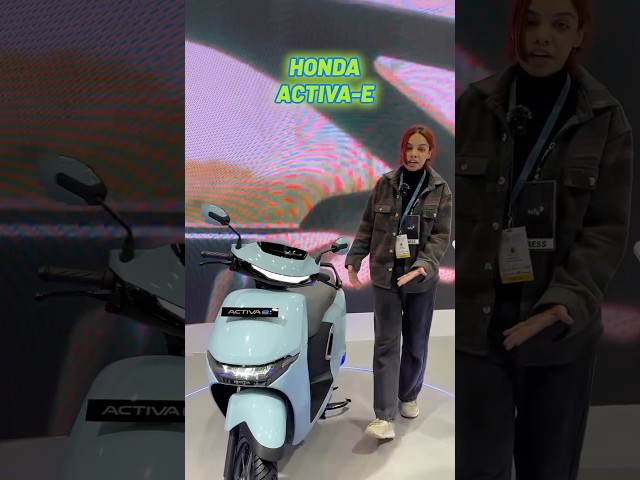 @Honda Activa E | Launched at 1.17 Lakh | Range 102km | Top speed 80kmph | #activaelectric
