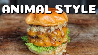 IN & OUT ANIMAL STYLE CHEESEBURGER - der BESTE BURGER den ich je GEGRILLT hab - BBQ-Video - 0815BBQ