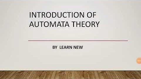 Lecture-1 Introduction of Syllabus in Toc