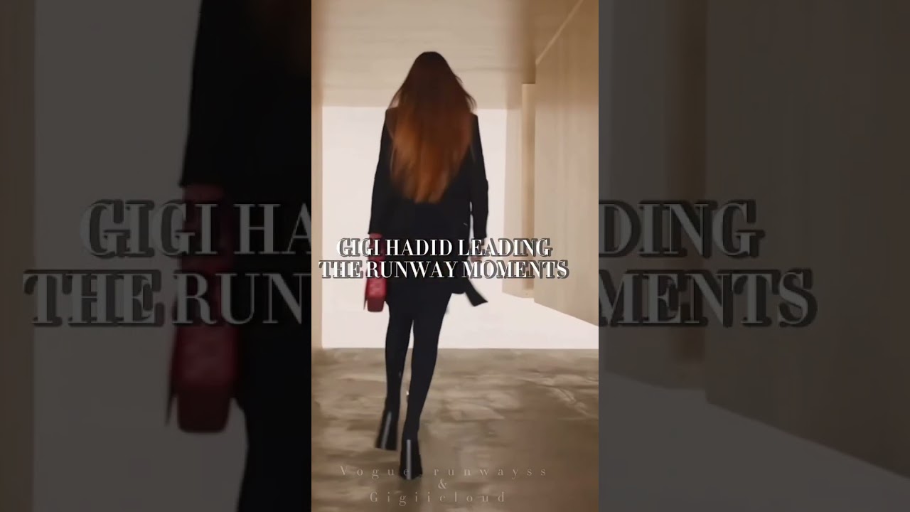 Gigihadid leading the walks🔥❣️#fashion #trending #viral #gigihadid #model