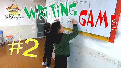 WRITING GAME #2  - ESL Game- ESL teaching tips - Mike