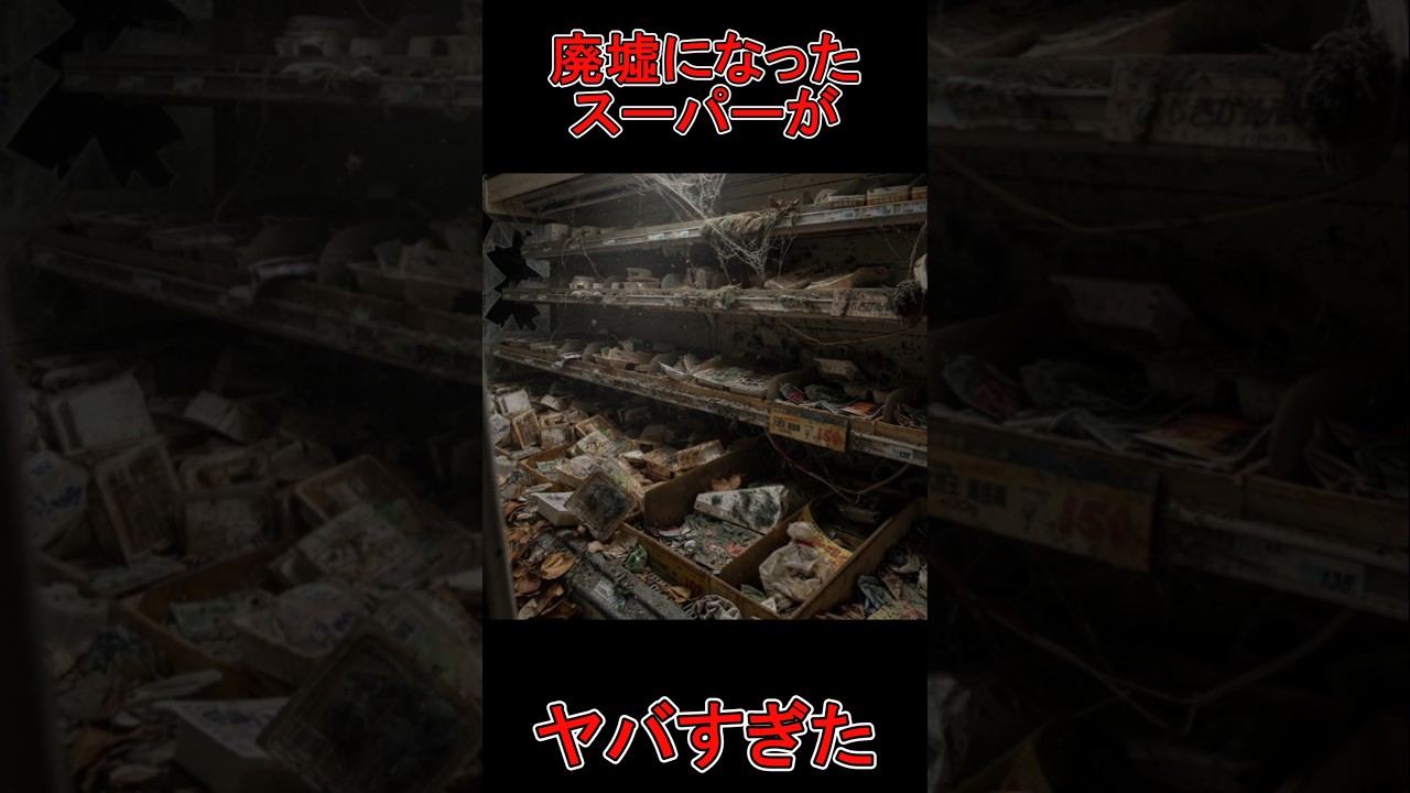 廃墟になったスーパーマーケットがヤバすぎた