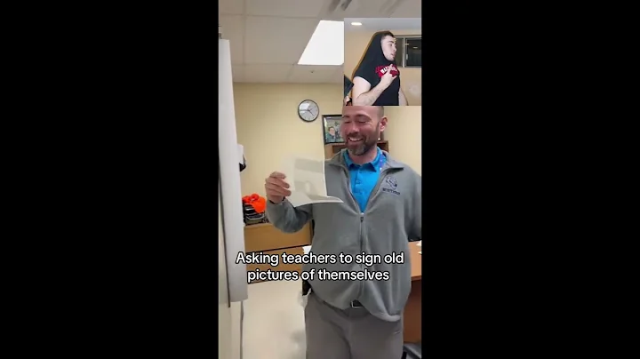 Asking Teachers to Sign Their Old Photos | Funny & Wholesome Reactions