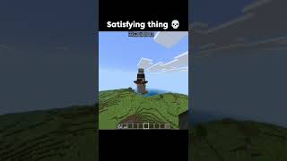 Best satisfying thing 💀#minecraft #shorts