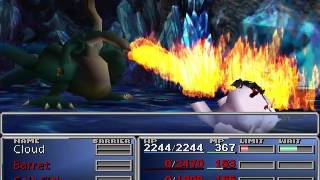 Lets Play FF7 Boss #21 - Schizo (Cant touch this)