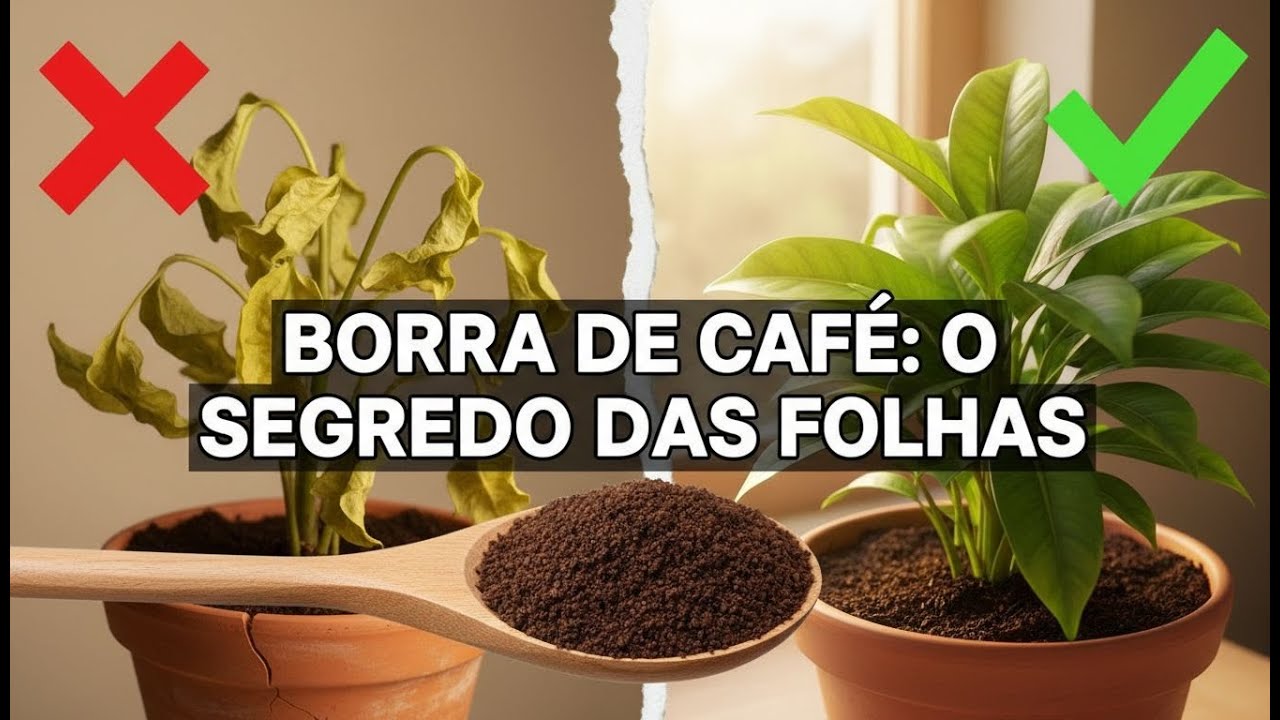 Pare de Jogar Fora Borra de Café — O Adubo Mais Simples Para Folhas Verdes