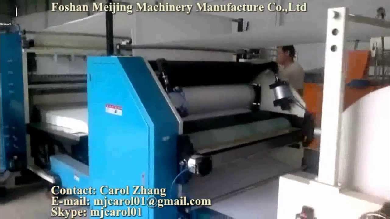 Vfold (lamination) tissue paper making machine YouTube