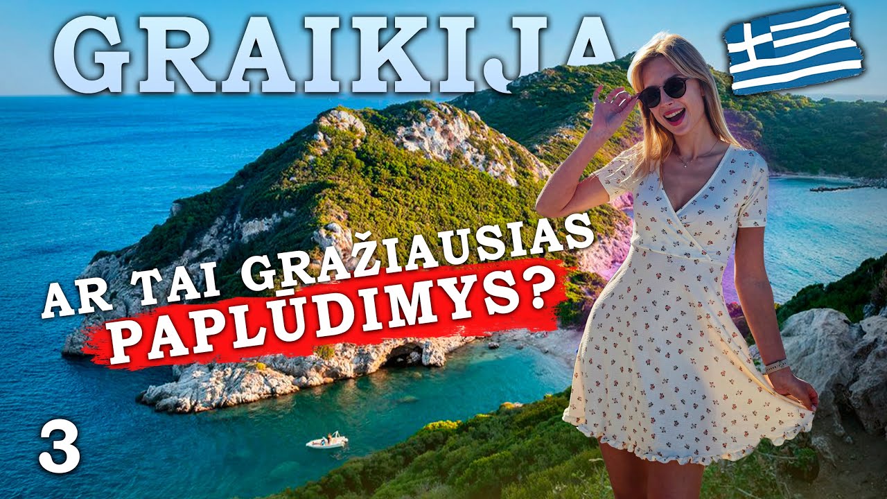 video Nusivylėme „gražiausiu“ Korfu paplūdimiu! Bet Graikijos nuotykiai tęsiasi – 3 serija
