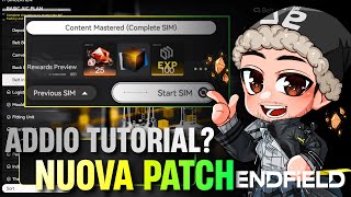 Nuova PATCH? Cambi a Nemici e Tutorial | Arknights Endfield
