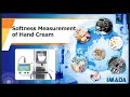 Texture Analyzer Softness Measurement of Hand Cream