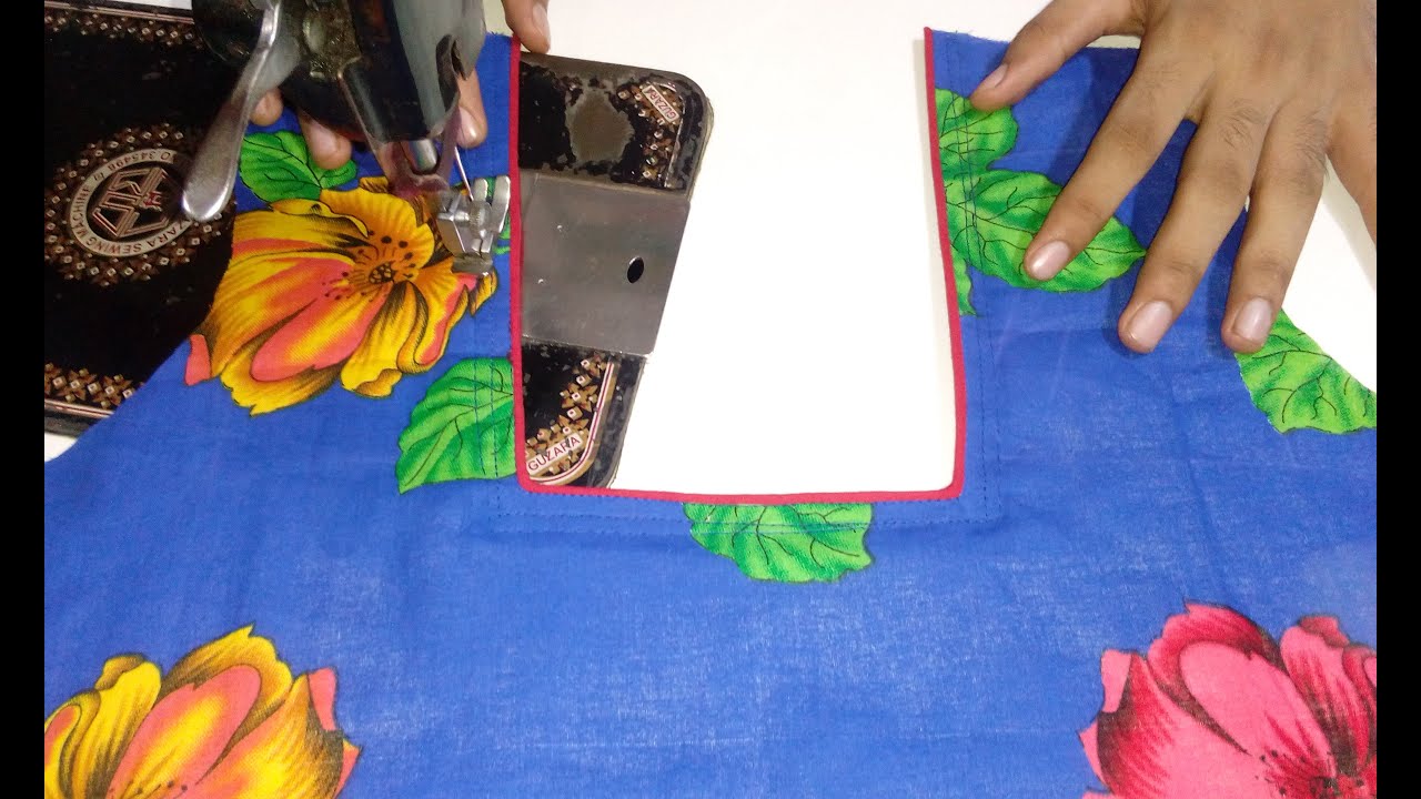 Glass Neck Design For Kurtis/kameez Easy Making in Hindi YouTube