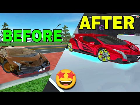 Rebuilding Lamborghini Veneno || Car Simulator 2 || Android Gameplay