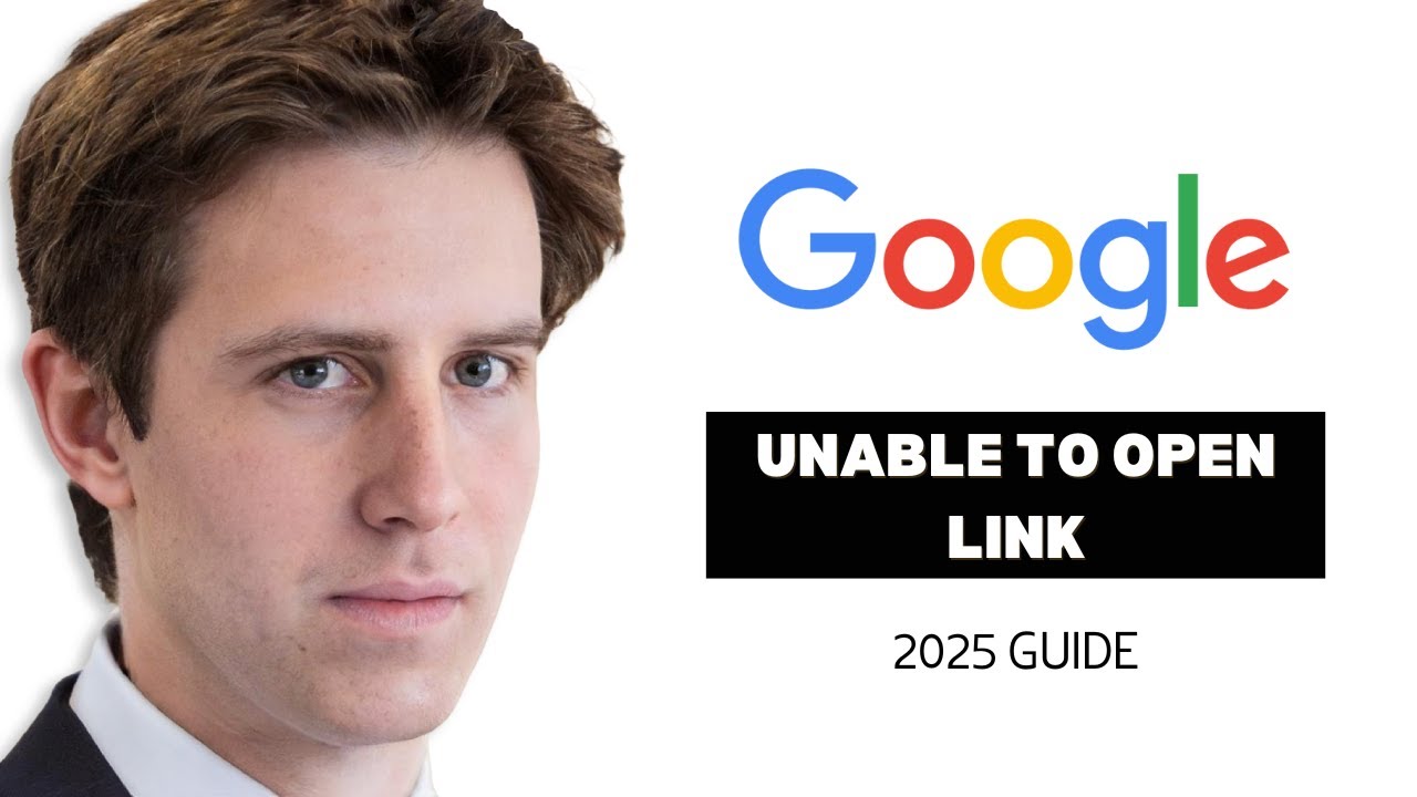 How To Fix “Unable To Open Link” in Google (2025 Update | Quick & Easy Guide)