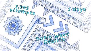 Sonic wave rebirth 100% || New Hardest || 2995 atts || 2 days