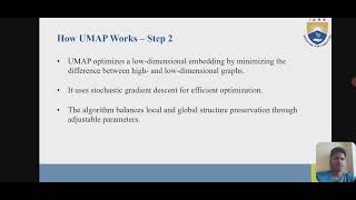 Visualization of high-dimensional clusters using t-SNE and UMAP.