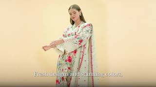 Refreshing Eid Vibes - Mint Green Cotton Straight Cut Kurta Set with Printed Work by Andaaz Fashion screenshot 5
