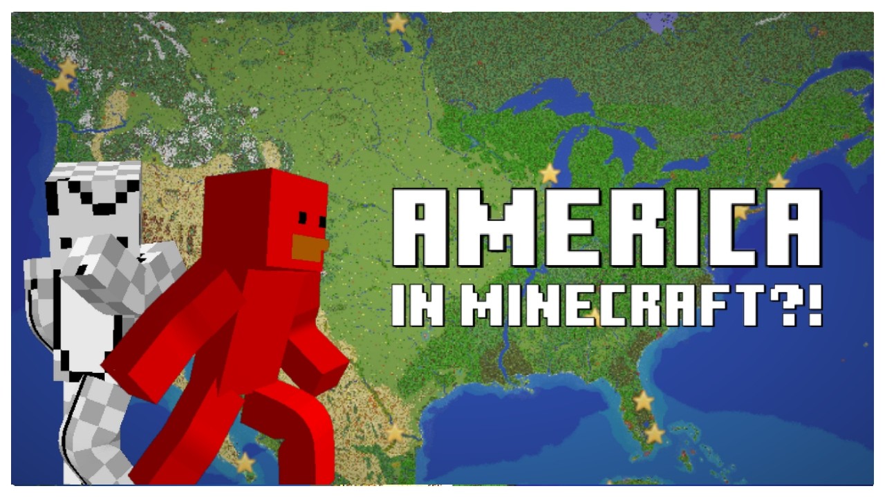I explored America in Minecraft - YouTube