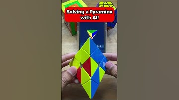 Solving a Pyraminx with AI!