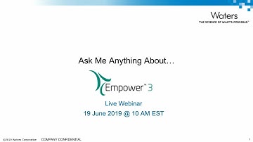 Empower Tips Webinar | Ask Me Anything About Peak Detection and Integration in Empower Software