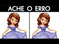 Encontre os 7 erros na Princesinha Sofia | Jogo Dos 7 Erros