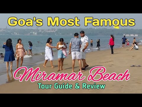 Miramar Beach Goa  True vlogs  Goa Night Life  Most Famous  Beautiful Beach  North Goa Tour