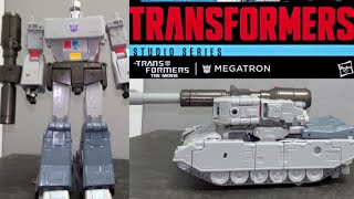 How to transform studio series 86 megatron. Transformers SS movie leader class figure robot to tank