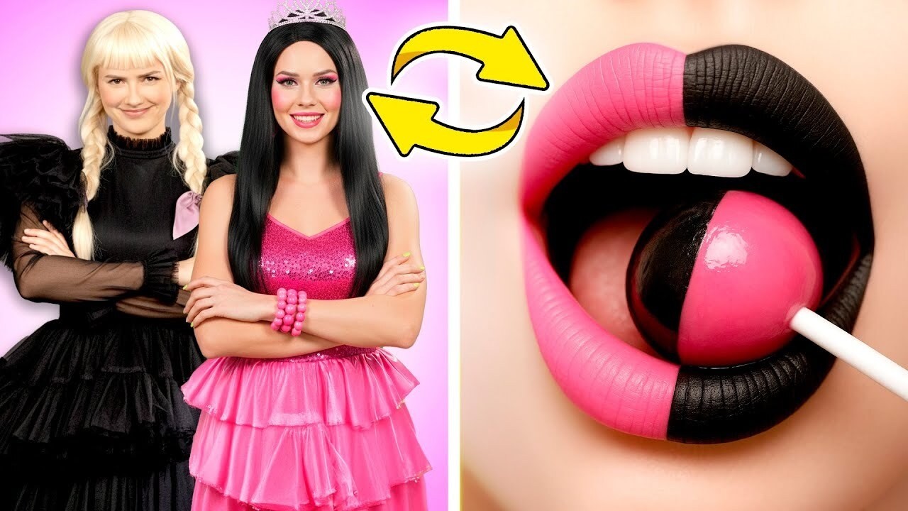 เวนส์เดย์กับบาร์บี้สลับร่าง 🤯 เคล็ดลับทำสวยสุดคิวท์