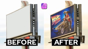 Place Artwork on a Billboard (Create Your Own MOCKUP) in Affinity Photo iPad