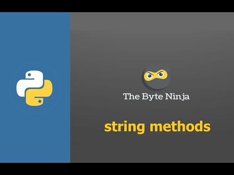 • Python Tutor 03 | String methods in Python