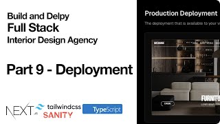 Build and Deploy Full Stack Next.js 14 , Tailwind, Typescript, Sanity.io -  Part 9