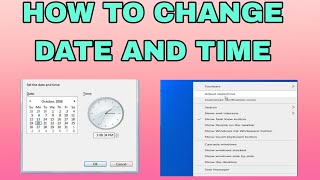 HOW TO CHANGE  DATE AND TIME SA LAPTOP OR PC (tagalog tutorial #Carls movie time