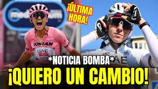 ¡ISAAC DEL TORO ESTALLA CONTRA el UAE TEAM y AMENAZA con NO IR al TOUR DE FRANCIA!