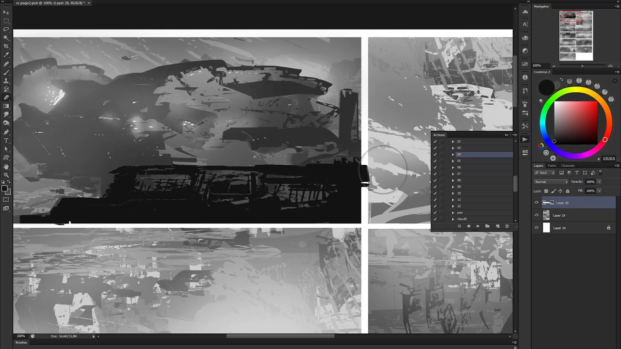 1h Sketching with shapes (no audio)